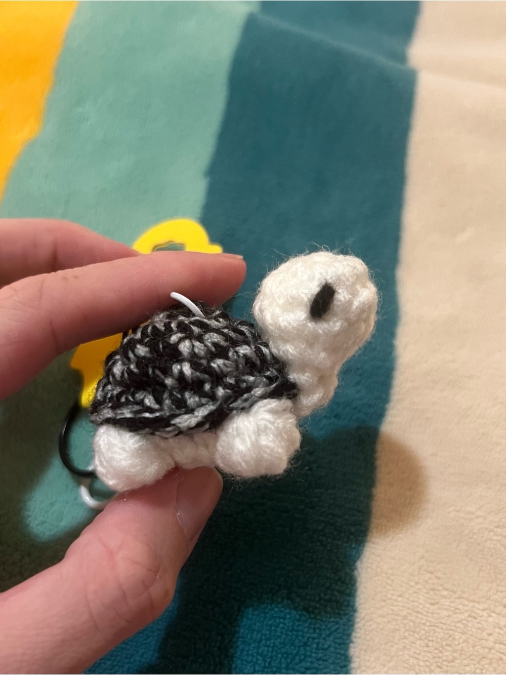 Crocheted Turtle Keychain 🐢 - Picture 4 of 7